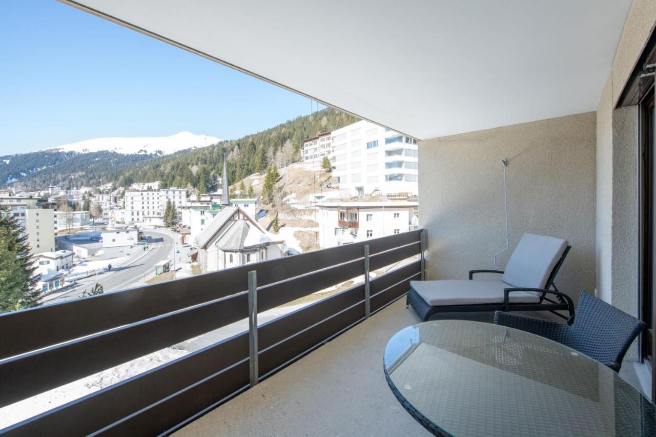 Ferienwohnungen, Carlton Am Park, Davos Platz Buitenkant foto